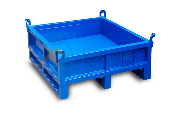 高強度四向車金屬周轉(zhuǎn)箱在自動化倉庫應(yīng)用